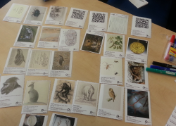 Card samples with Natural History content from Europeana